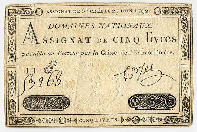 Assignat de 5 livres