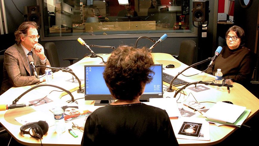 Françoise Huguier et Bruno Bonnabry-Duval en studio