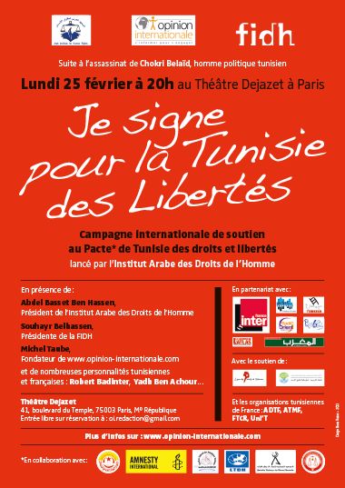 Je signe pour la Tunisie des Libertés