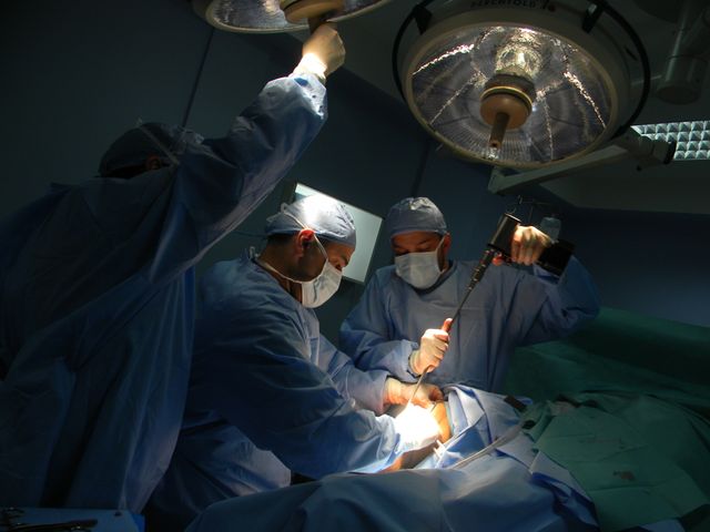 Intervention de chirurgie reconstructrice