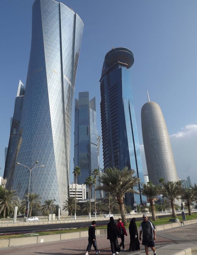 Qatar, quartier d'affaires de Doha