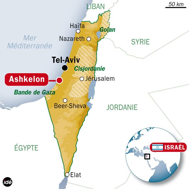 Tir d'une roquette depuis la bande de Gaza