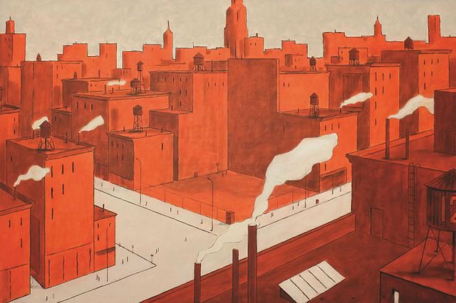 François Avril, New York rouge II