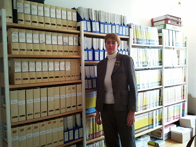 Anne Verneuil, présidente de l'Association des Bibliothécaires de France