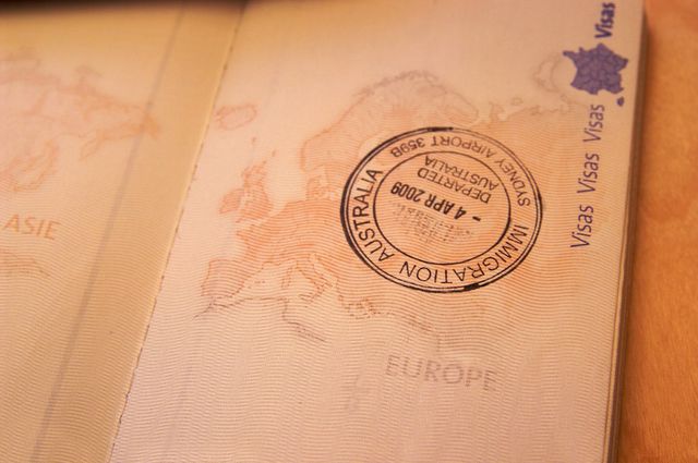 Page de passeport