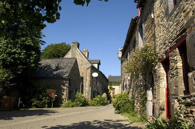 Centre ville de La Gacilly (Morbihan)