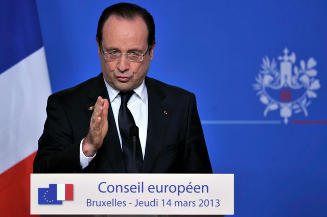 François Hollande au Conseil Européen