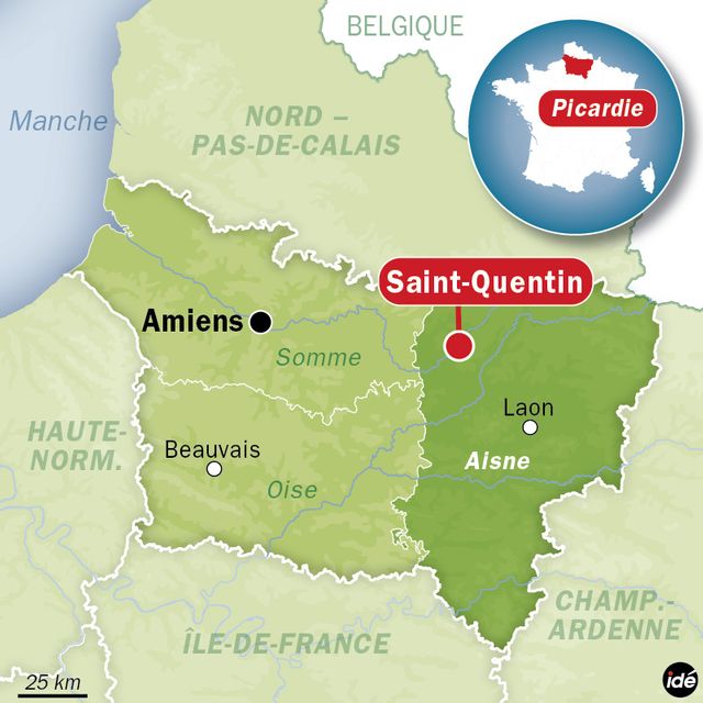 Saint-Quentin, dans l'Aisne