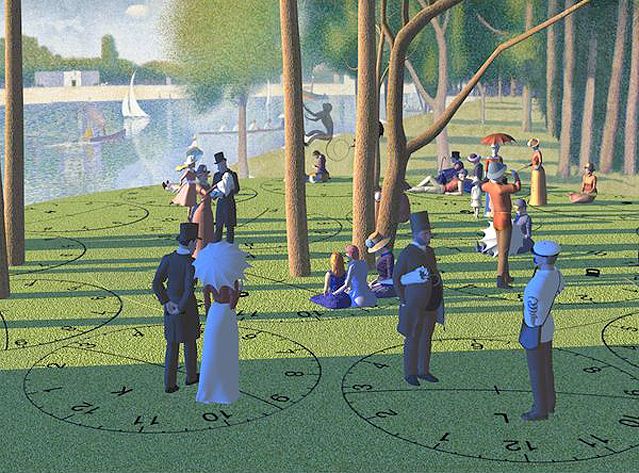 Un dimanche après-midi à l’île de la Grande Jatte - Sunday in the Park with George - Maquette