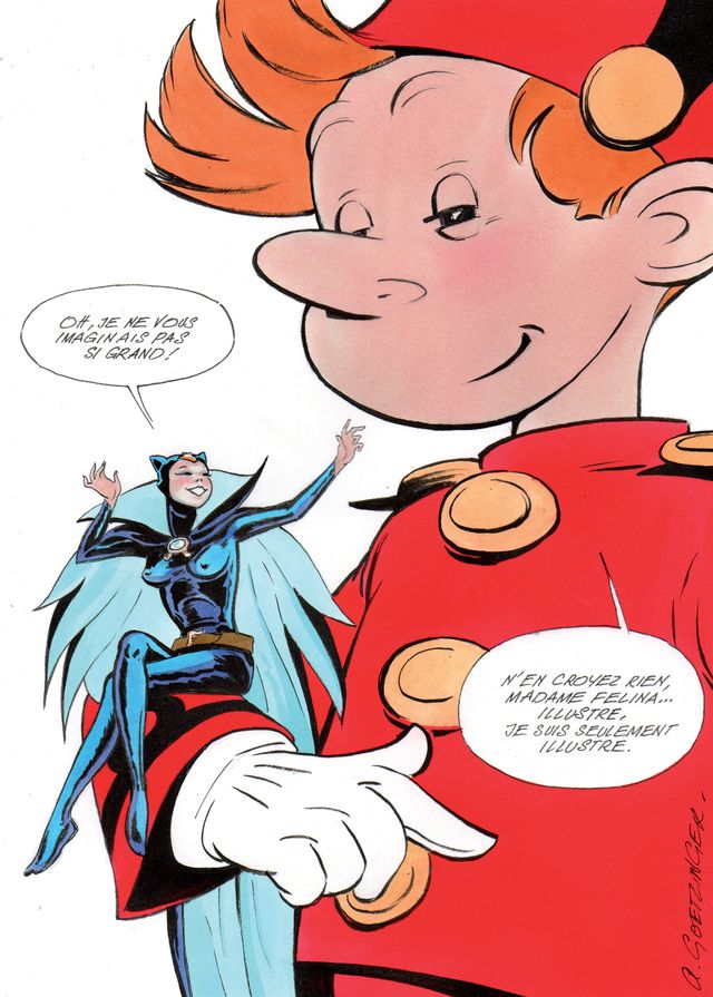 Spirou vu par Annie Goetzinger