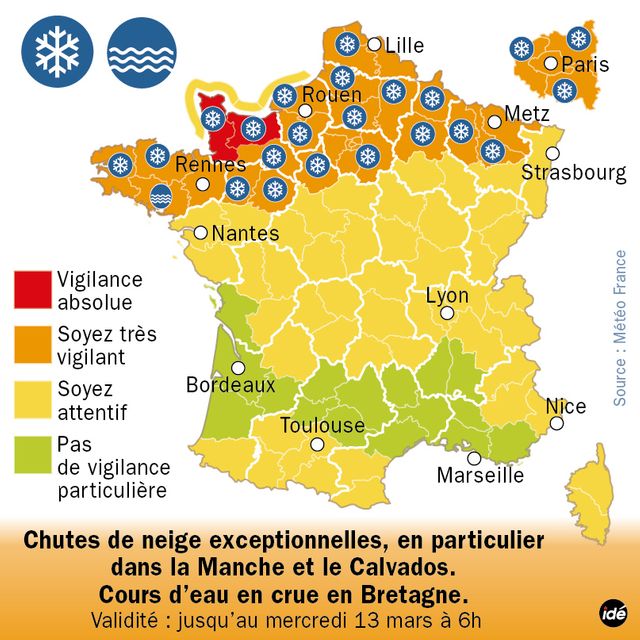 Carte de vigilance