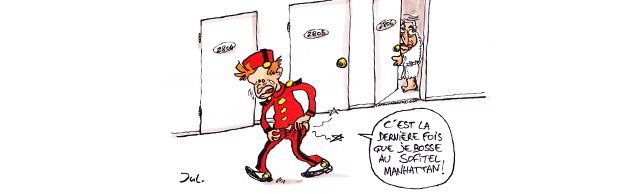 Jul croque Spirou pour franceinter.fr