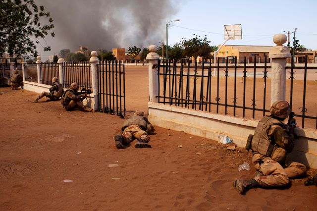 Mali, les soldats français se battent à Gao