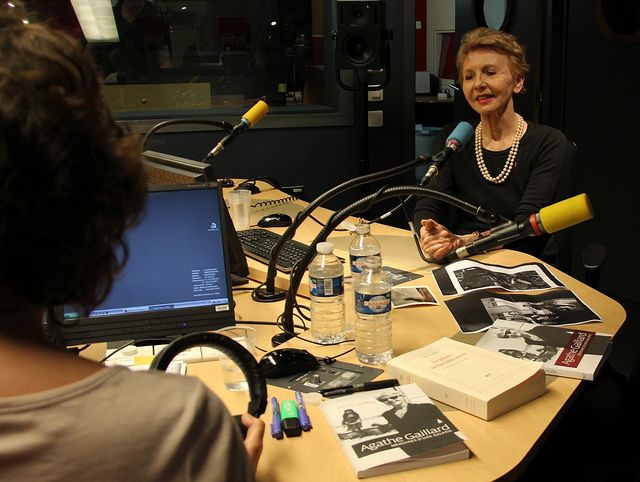 Agathe Gaillard en studio