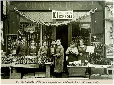 Famille Zalamansky avant 1940