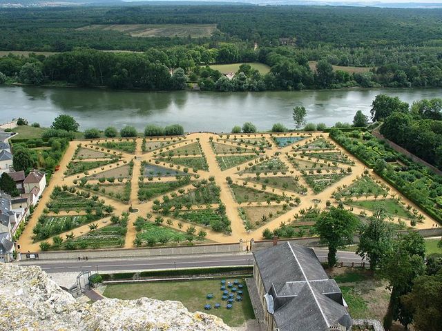 Le potager du Château de la Roche-Guyon