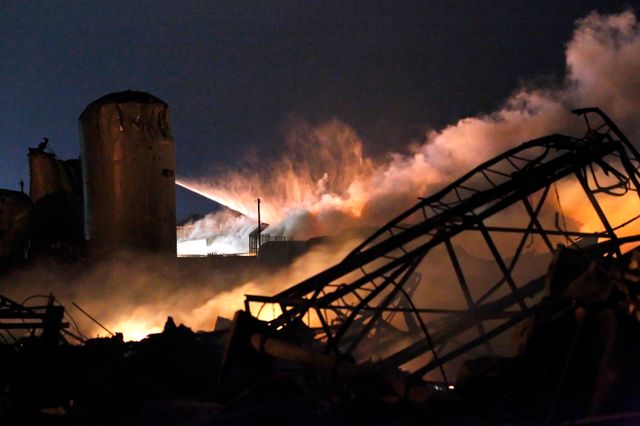 Explosion dans une usine d'engrais au Texas