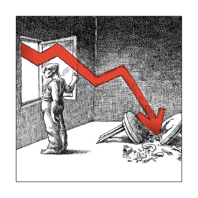 "La crise", Mana Neyestani. Extrait de "Tout va bien!"