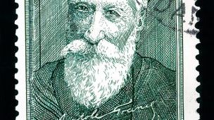 Pour les chômeurs intellectuels, Anatole France, Dessin d' André Delzers par Antoine Poncet, 2013