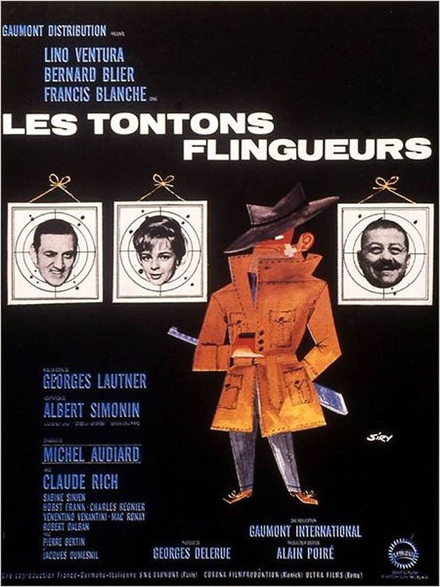 Affiche du film "Les Tontons flingueurs" - 1963