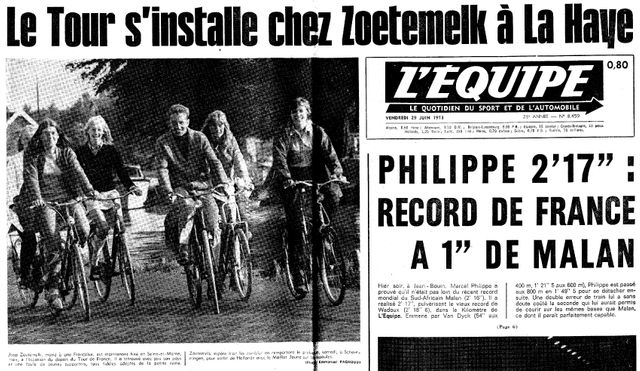 Le Tour part des Pays-Bas, 1973