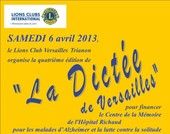 la dictée de versailles