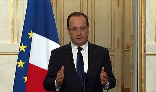 François Hollande lors de sa déclaration officielle sur l'affaire Cahuzac et les suites