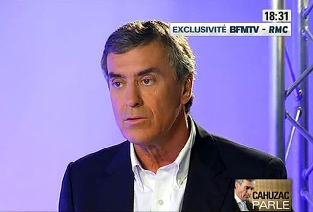 Jérôme Cahuzac sur BFM TV