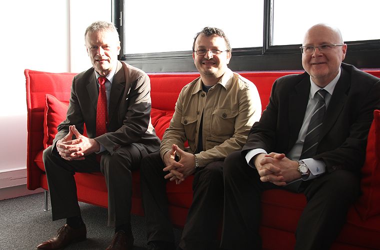 Jean-Pierre Blazy, Saïmir Mile et Alain Regnier