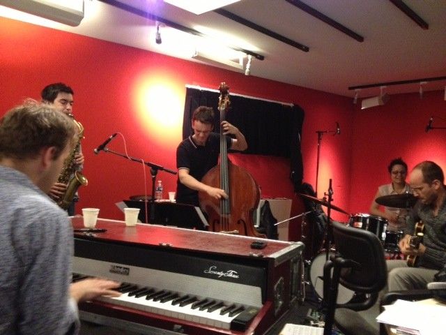 Anne Pacéo Quintet dans le studio 61 de France Inter