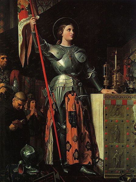 Jeanne d'Arc au sacre du roi Charles VII (1854)