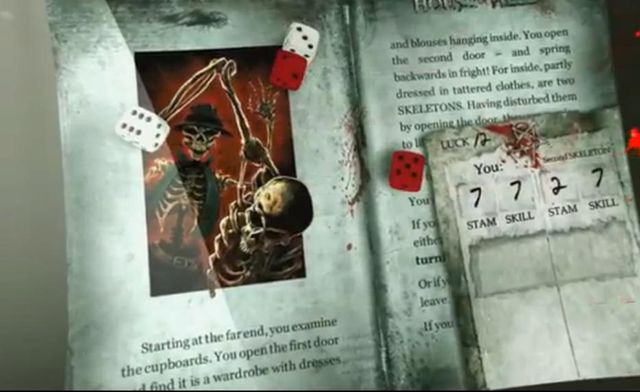 Capture d'écran des la vidéo de présentation de l'appli Défis Fantastiques