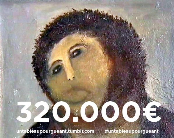 L'un des tableaux détournés