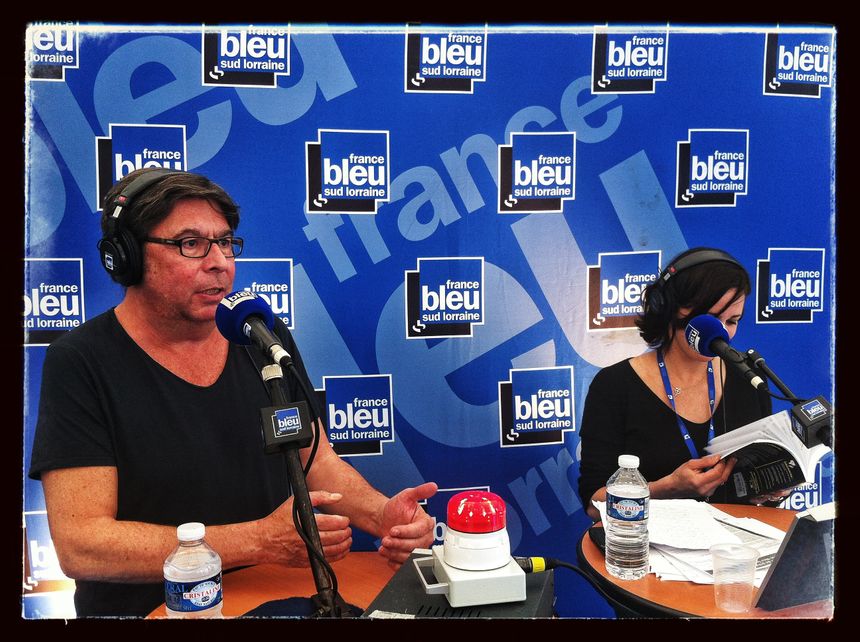 Gilles Verlant avec France Bleu Lorraine à la Foire Internationale de Nancy