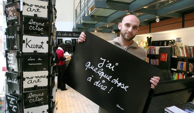 Produits dérivés autour de l'expo de Ben en 2010 au MAC de Lyon