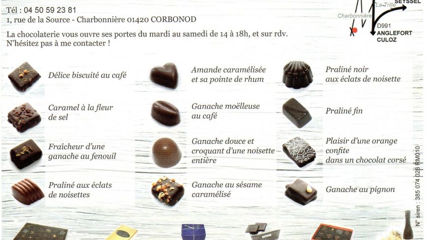 Clarisse POUDENX de la chocolaterie du Hameau à CORBONOD