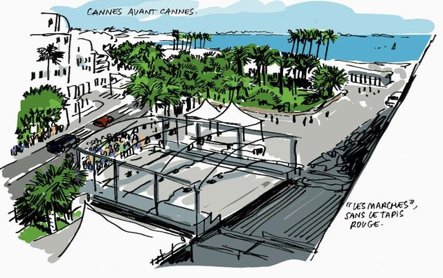 Aux marches du palais - Bulles de Cannes