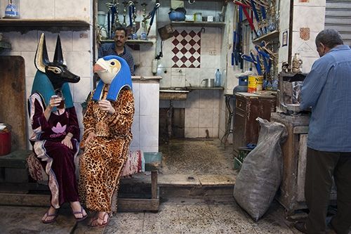 Horus and Anubis in Islamic Cairo