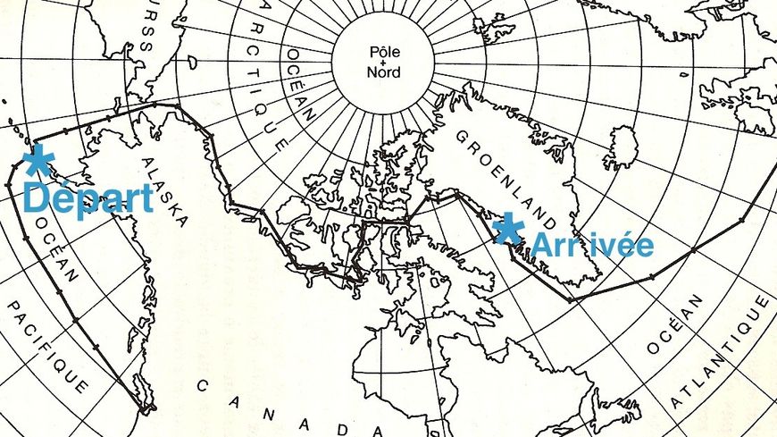 Carte du Passage Nord-Ouest