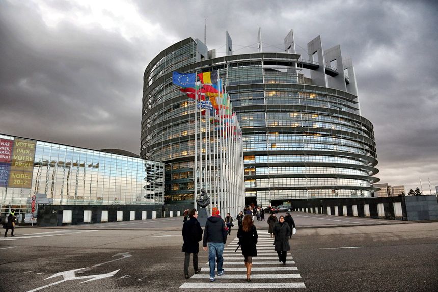 Le Parlement Européen à Strasbourg