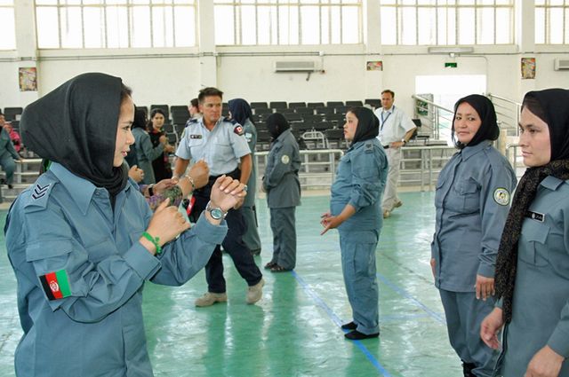 Entrainement des policières afghanes