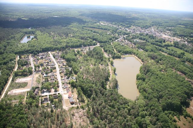 Vue d'avion de Neuvy sur Barangeon