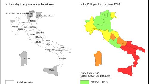 Régions et disparités de développement en Italie