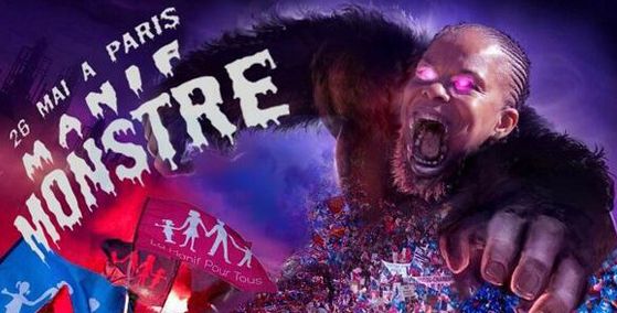 Le photo montage de Christiane Taubira (capture d'écran)
