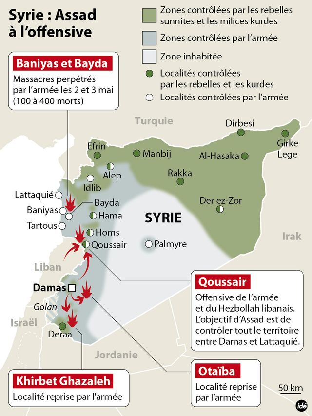 Syrie, infographie