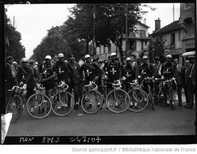 L'équipe Suisse du Tour en 1932