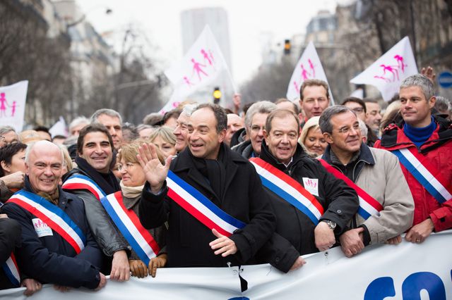 L'UMP à la "Manif pour tous" du 13 janvier à Paris