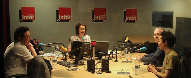 En studio avec Michael Gunthert, Brigitte Patient, André Gunthert et VuThéara Kham