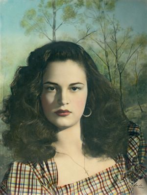 Van-Leo - Beauté italienne - Le Caire, Égypte, 1950 - Collection AIF/Van-Leo - Avec l'aimable autorisation de la Fondation arabe