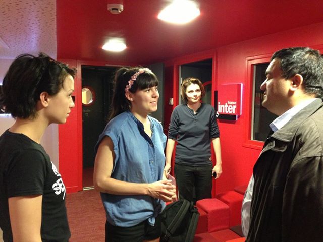 Arrivée en studio